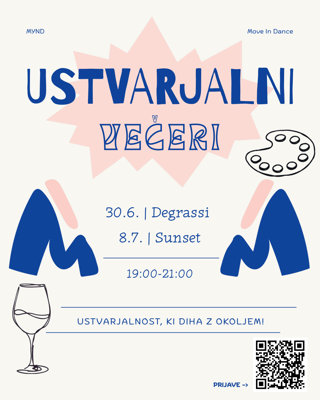 ustvarjalni večeri za odrasle